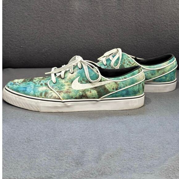 Nike Zoom Stefan Janoski Shoes Men’s Sz 11 PR QS Turbo Green Tie Dye Skater Rare main image 5